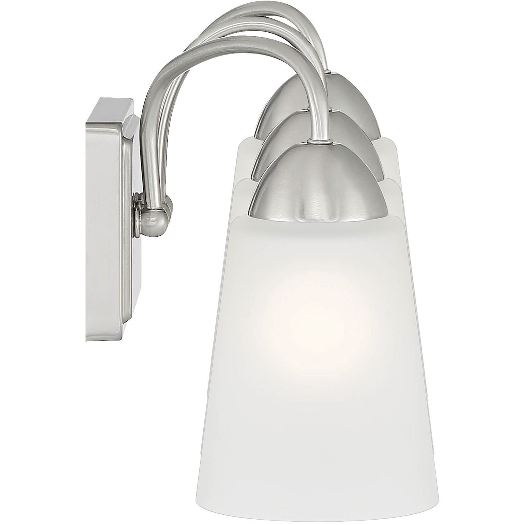 Malone 3 Light 21 inch Brushed Nickel Vanity Light Wall Light